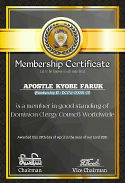 Membership Certificate