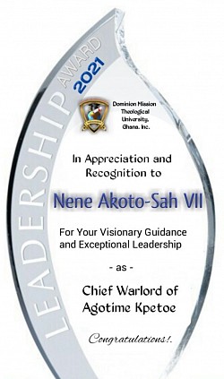 Excellence in Leadership Award